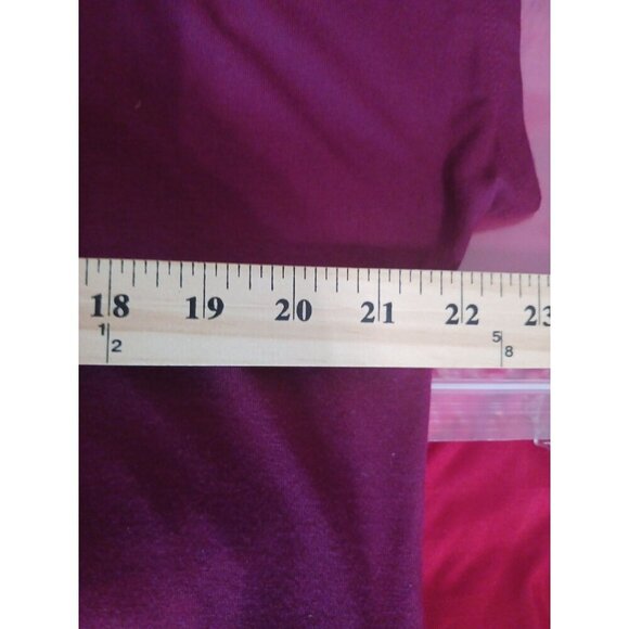 Apt. 9 Wine Color twist Front tee Size XLarge - Picture 6 of 8